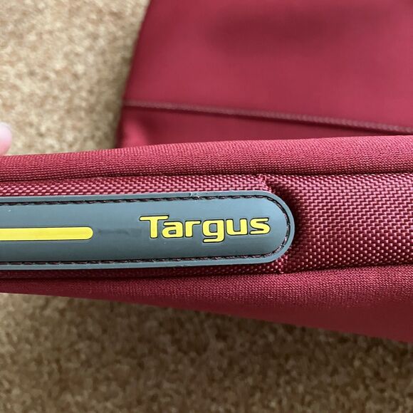 Targus Laptop Sleeve Travel Carry Case Maroon - Picture 4 of 5